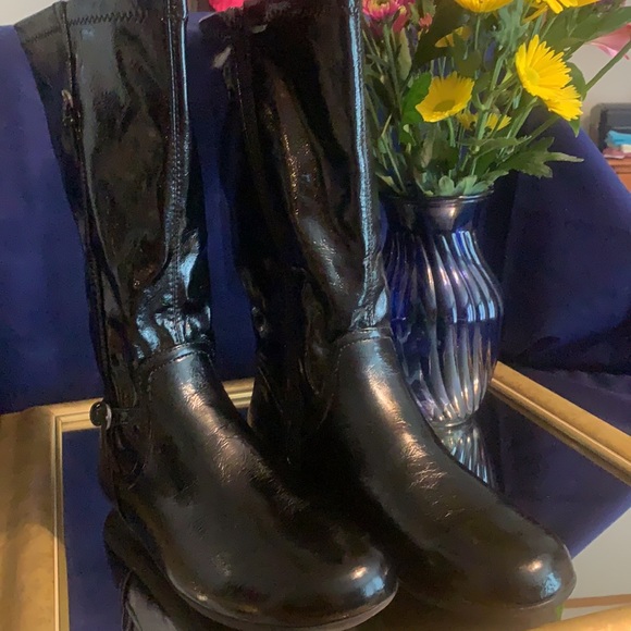 Nordstrom black boots NWT Sz 9 - Picture 2 of 9